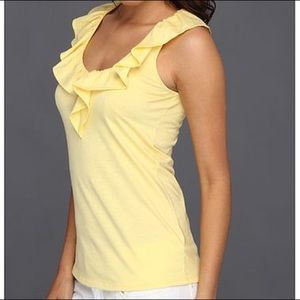 Lilly Pulitzer Nadel Ruffle Blouse